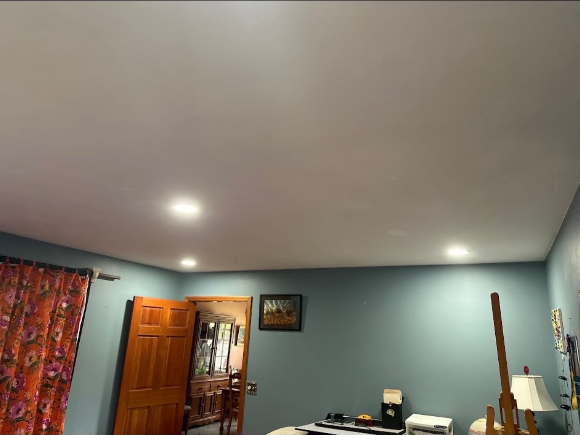Wafer lights in a room